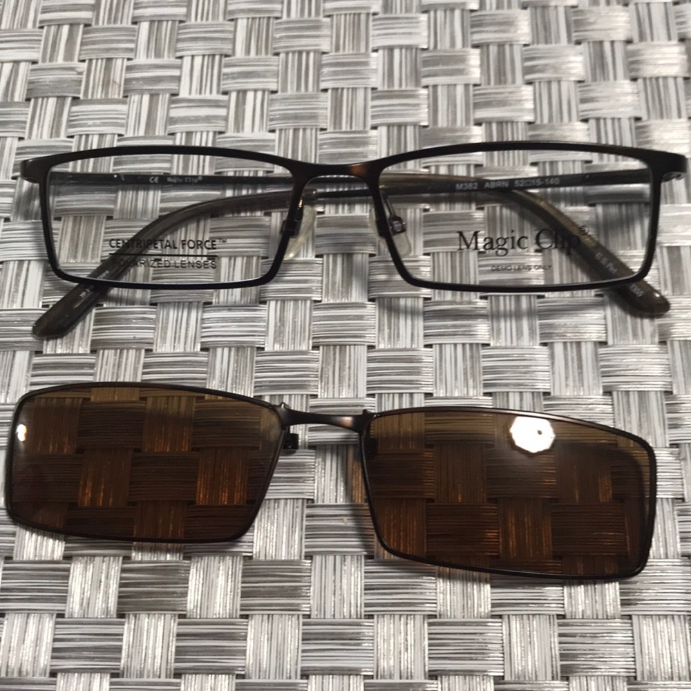Magic Clip Polarized lenses and Frame